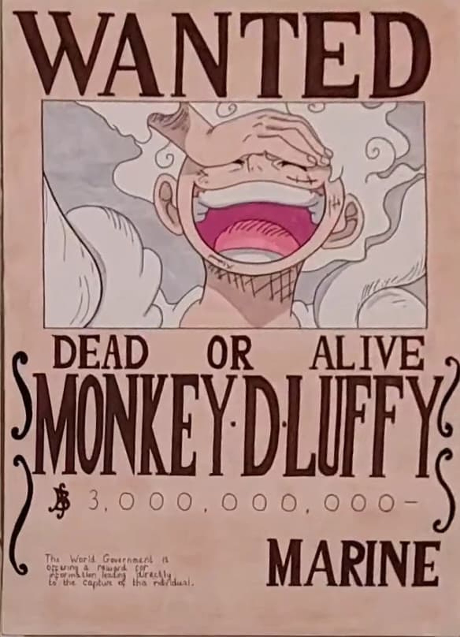 Wanted: Gear 5 Luffy